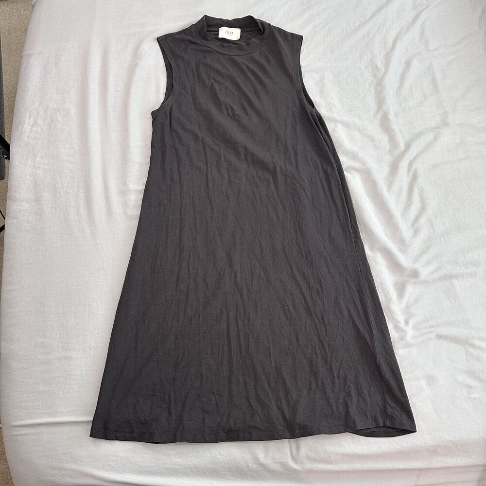 Just female dress size M anthropologie tank dress Dark chocolate Black sleeveles